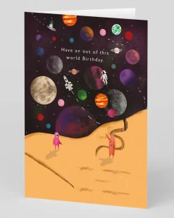 Ohh Deer Birthday|Birthday Cards*Personalised Out Of This World Birthday Card |