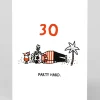 Gemma Correll Birthday|Birthday Cards*Personalised Party Hard 30th Birthday Card | Ohh Deer