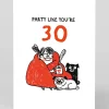 Gemma Correll Birthday|Birthday Cards*Personalised Party Lke Your 30 Birthday Card | Ohh Deer