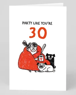 Gemma Correll Birthday|Birthday Cards*Personalised Party Lke Your 30 Birthday Card | Ohh Deer