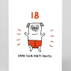 Gemma Correll Birthday|Birthday Cards*Personalised Party Pants 18th Birthday Card | Ohh Deer