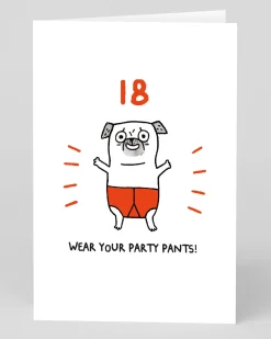 Gemma Correll Birthday|Birthday Cards*Personalised Party Pants 18th Birthday Card | Ohh Deer