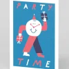 Max Machen Birthday|Birthday Cards*Personalised Party Time Clock Greeting Card | Ohh Deer