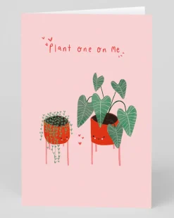 Ohh Deer Valentine's Day|Anniversary*Personalised Plant One On Me Card |
