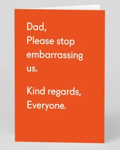 Twin Pines Father's Day|Father's Day Cards*Personalised Please Stop Embarrassing Us Father's Day Card | Ohh Deer