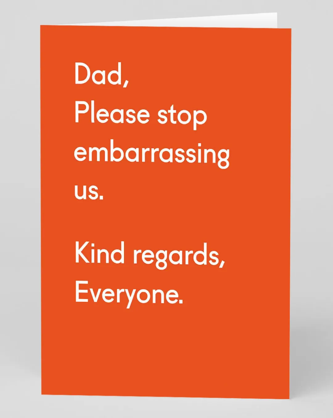 Twin Pines Father's Day|Father's Day Cards*Personalised Please Stop Embarrassing Us Father's Day Card | Ohh Deer