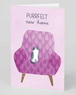 Angela Rozelaar Congratulations|New Home*Personalised Purrfect New Home Card | Ohh Deer