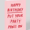 Ohh Deer Birthday|Birthday Cards*Personalised Put Your Party Pants On Birthday Card |