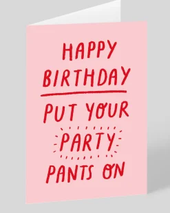 Ohh Deer Birthday|Birthday Cards*Personalised Put Your Party Pants On Birthday Card |