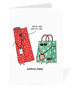 Gemma Correll Christmas|Christmas Cards*Personalised Rapping Paper Christmas Card | Ohh Deer