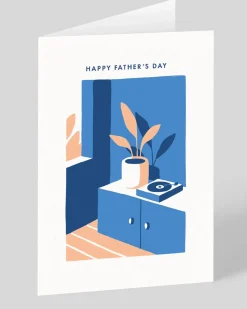 Miles Tewson Father's Day|Father's Day Cards*Personalised Record Player Father's Day Card | Ohh Deer