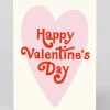 Ohh Deer Valentine's Day*Personalised Retro Heart Valentine's Day Card |