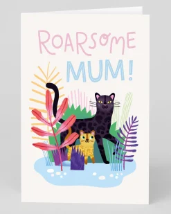 Ohh Deer Mother's Day|Birthday*Personalised Roarsome Mum Greeting Card |