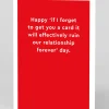 Technically Ron Valentine's Day|Anniversary*Personalised Ruin Our Relationship Day Card | Ohh Deer