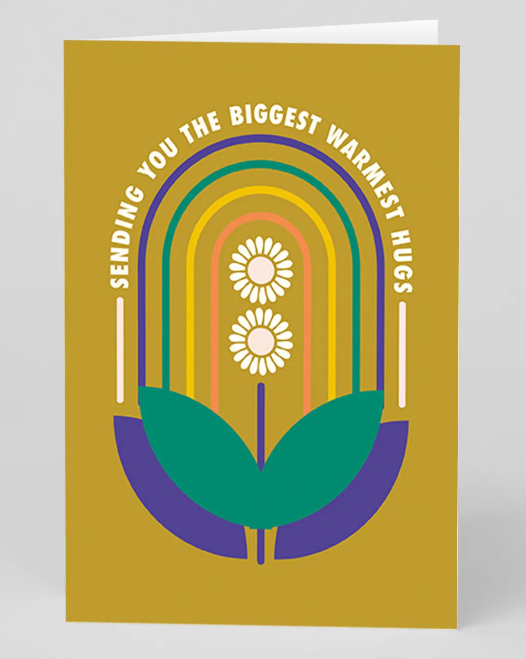 Elizabeth Olwen Thinking Of You|Sympathy*Personalised Sending You The Warmest Hugs Greeting Card | Ohh Deer