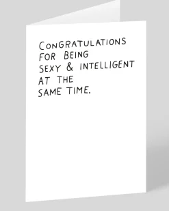 Ashkahn Valentine's Day|Anniversary*Personalised Sexy & Intelligent At The Same Time Greeting Card | Ohh Deer