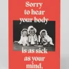 Betiobca Get Well Soon*Personalised Sick As Your Mind Get Well Soon Card | Ohh Deer