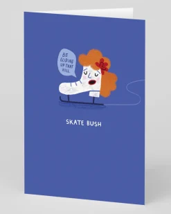 Ohh Deer Christmas|Christmas Cards*Personalised Skate Bush Christmas Card |