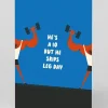 Betiobca Valentine's Day|Anniversary*Personalised Skips Leg Day Greeting Card | Ohh Deer
