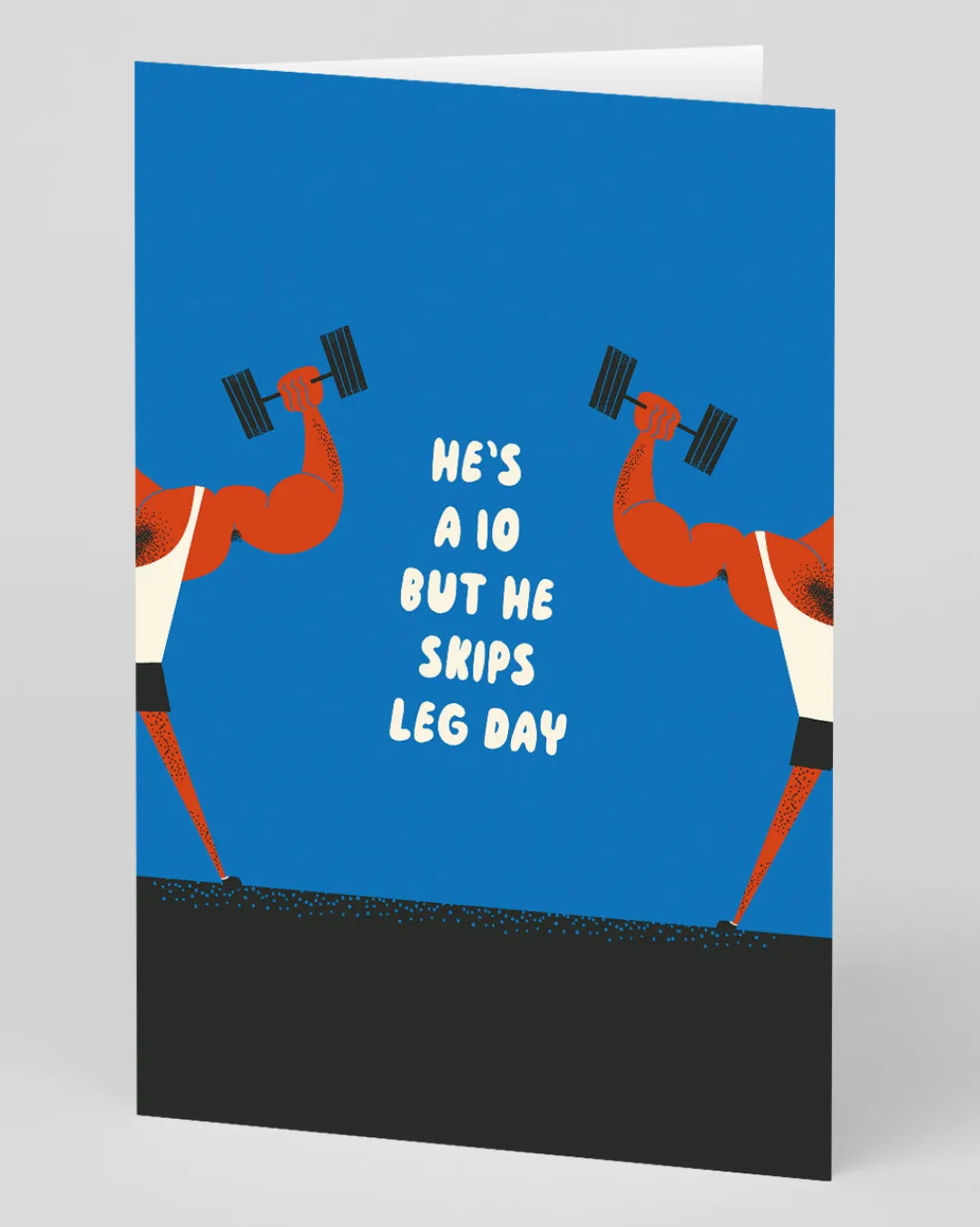 Betiobca Valentine's Day|Anniversary*Personalised Skips Leg Day Greeting Card | Ohh Deer
