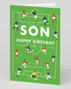 Ohh Deer Birthday|Birthday Cards*Personalised Son Football Birthday Card |