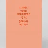Raspberry Blossom Birthday|Birthday Cards*Personalised Special As You Birthday Card | Ohh Deer