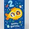 Stormy Knight Birthday|Birthday Cards*Personalised Submarine 2nd Birthday Card