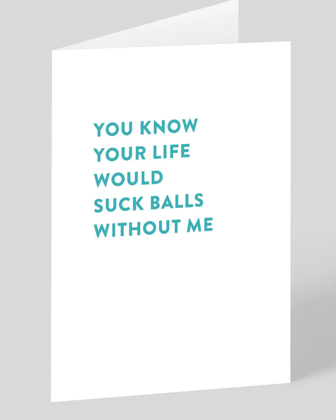 Stormy Knight Valentine's Day|Anniversary*Personalised Suck Balls Greeting Card | Ohh Deer