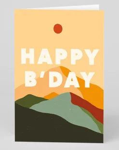 Maus Haus Birthday|Birthday Cards*Personalised Sun and Mountains Birthday Card | Ohh Deer