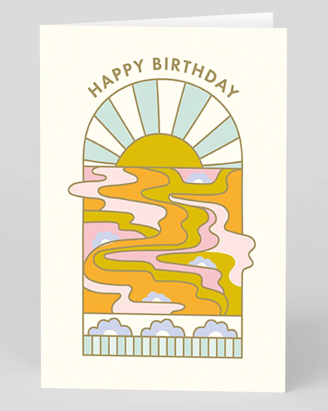 Elizabeth Olwen Birthday|Birthday Cards*Personalised Sunrise Happy Birthday Card | Ohh Deer