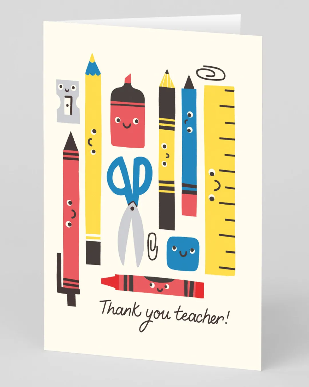 Ohh Deer Thank You*Personalised Thank You Teacher Stationery Greeting Card |