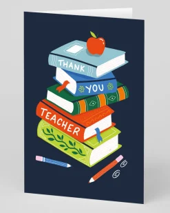 Ohh Deer Thank You*Personalised Thank You Teacher Books Card |