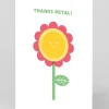 Stormy Knight Thank You*Personalised Thanks Petal Greeting Card