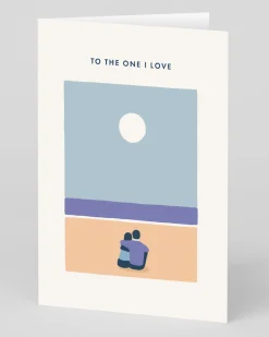 Miles Tewson Valentine's Day|Anniversary*Personalised The One I Love Beach Couple Card | Ohh Deer
