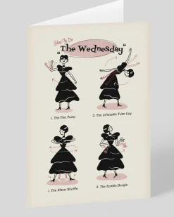 Ohh Deer Valentine's Day|Birthday*Personalised The Wednesday Addams Dance Greeting Card |