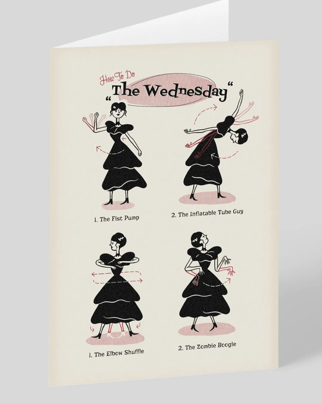 Ohh Deer Valentine's Day|Birthday*Personalised The Wednesday Addams Dance Greeting Card |