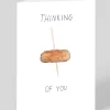 Ohh Deer Thinking Of You*Personalised Thinking Of You Cocktail Sausage Greeting Card |