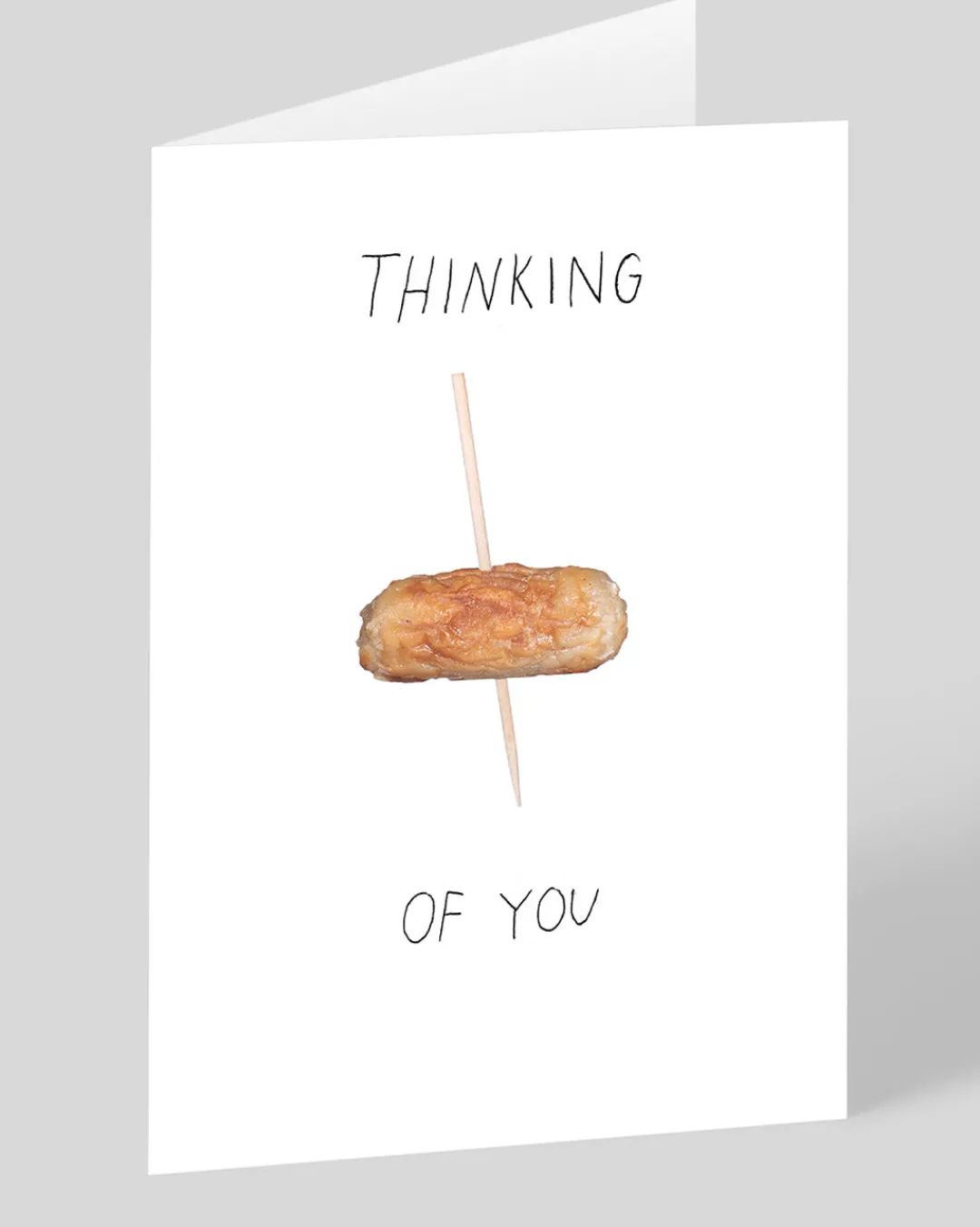 Ohh Deer Thinking Of You*Personalised Thinking Of You Cocktail Sausage Greeting Card |