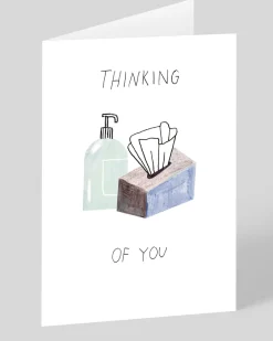 Ohh Deer Valentine's Day|Anniversary*Personalised Thinking of You Tissue Box Greeting Card |