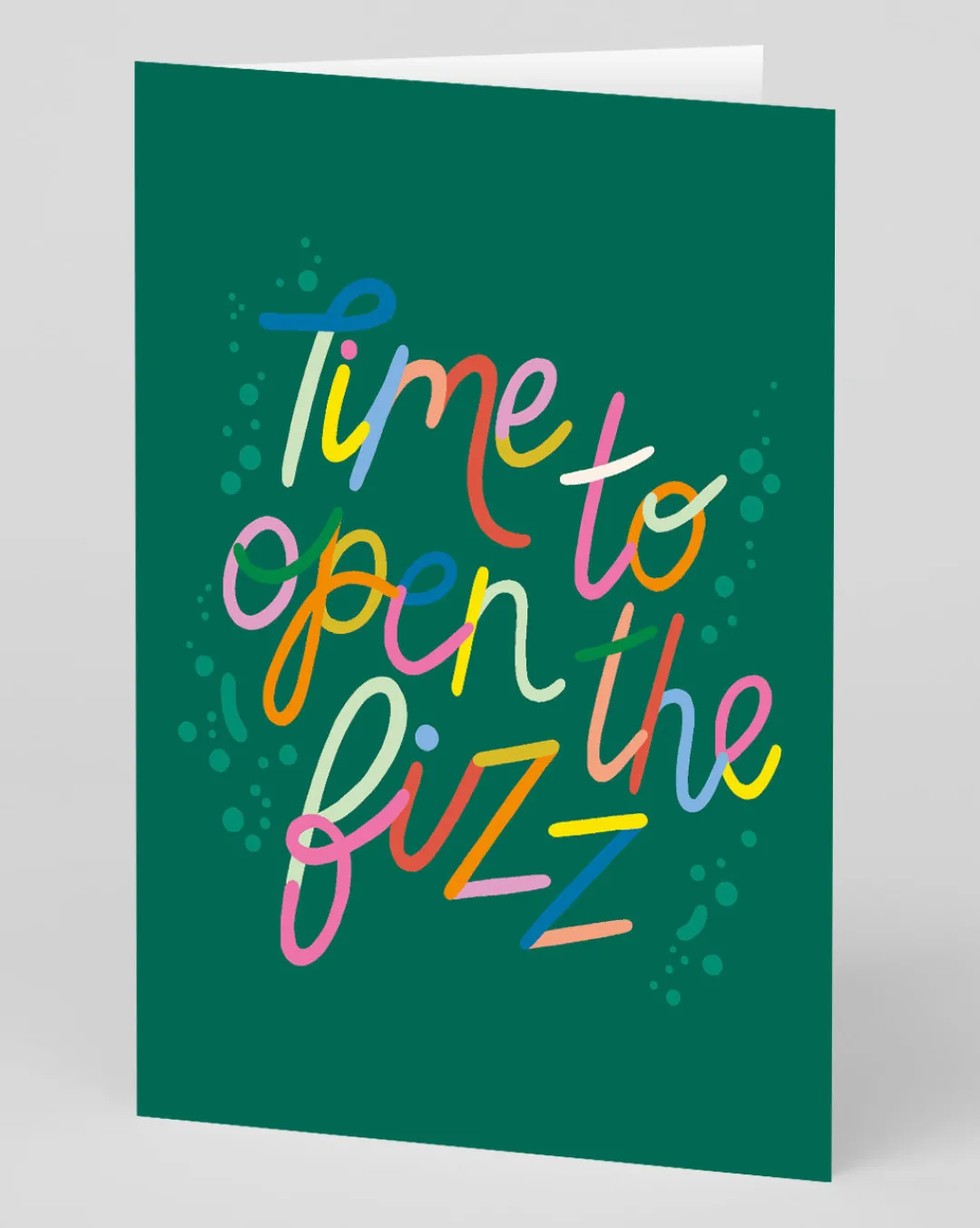 Raspberry Blossom Birthday|Congratulations*Personalised Time To Open The Fizz Greeting Card | Ohh Deer