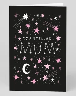 Badger u0026 Burke Mother's Day|Birthday*Personalised To A Stellar Mum Stars Greeting Card | Ohh Deer