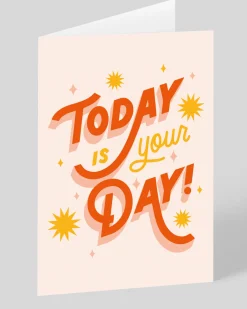 Steffi Lynn Birthday|Congratulations*Personalised Today Is Your Day Greeting Card | Ohh Deer