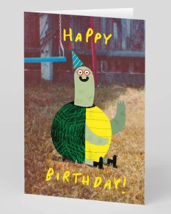 Ohh Deer Birthday|Birthday Cards*Personalised Tortoise Happy Birthday Card |
