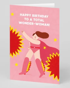 Stormy Knight Birthday|Birthday Cards*Personalised Total Wonder Woman Birthday Card
