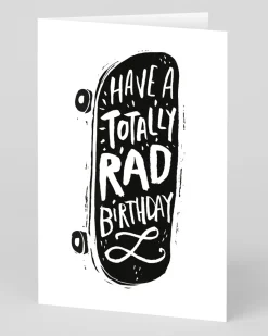 Alex Willmore Birthday|Birthday Cards*Personalised Totally Rad Birthday Card | Ohh Deer