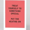 Ohh Deer Valentine's Day|Anniversary*Personalised Treat Yourself Turn Heating On Greeting Card |
