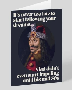 Betiobca Birthday|Birthday Cards*Personalised Vlad The Impaler Greeting Card | Ohh Deer