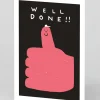 Max Machen Congratulations*Personalised Well Done Thumbs Up Greeting Card | Ohh Deer