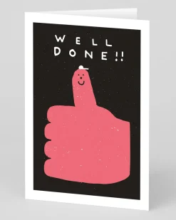 Max Machen Congratulations*Personalised Well Done Thumbs Up Greeting Card | Ohh Deer