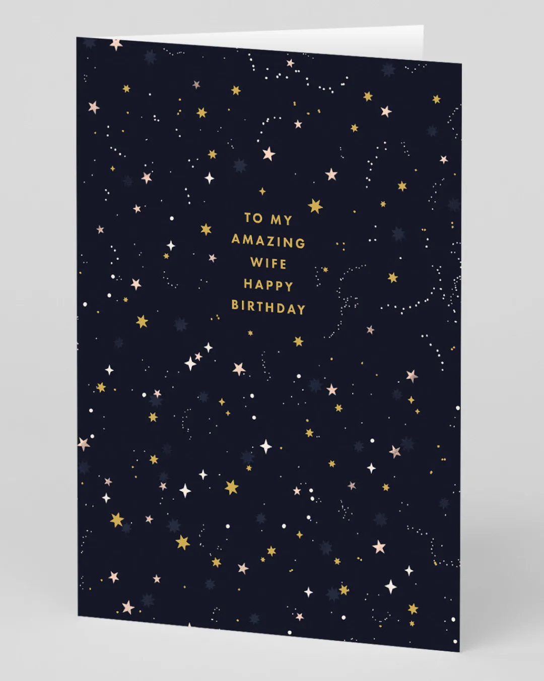 Ohh Deer Birthday|Birthday Cards*Personalised Wife Star Pattern Birthday Card |